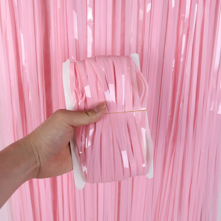 2 PCS Rain Curtain Birthday Party Background Wall Decoration(1x2M Pink) - Holiday Decorations by PMC Jewellery | Online Shopping South Africa | PMC Jewellery