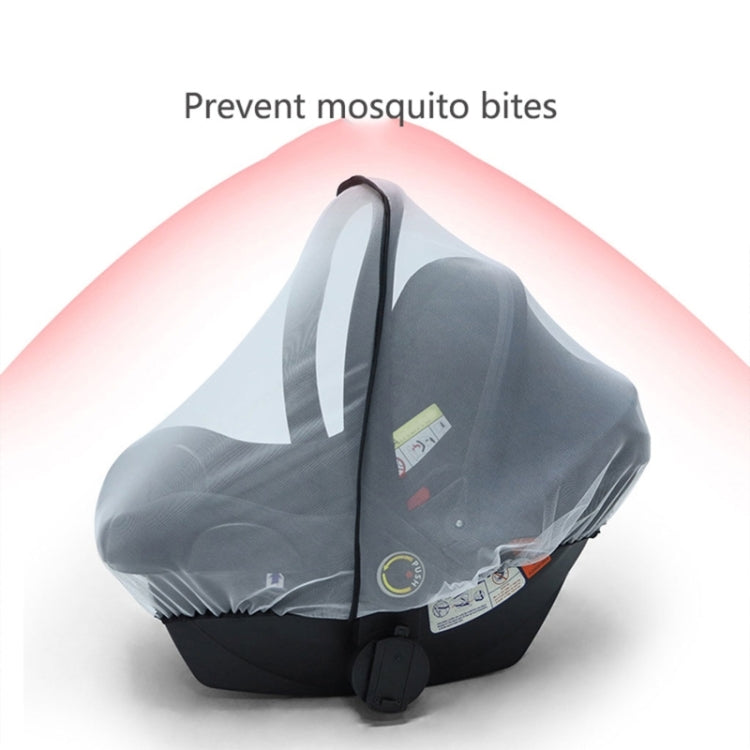 Baby Stroller Pushchair Mosquito Net Newborn Carriage Cradles Cover(White) - Strollers Accessories by PMC TechLife | Online Shopping South Africa | PMC TechLife