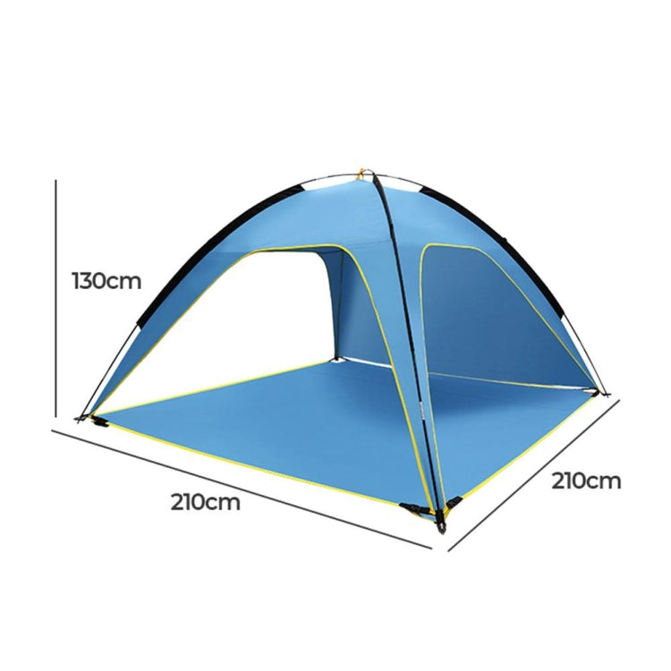 3 Sides Ventilated Spacious Outdoor Big Tent Sunscreen Rainproof Tent,Style: Detachable Base Fabric - Tents & Accessories by PMC Jewellery | Online Shopping South Africa | PMC Jewellery