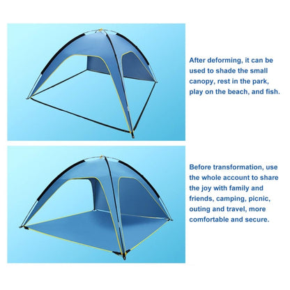 3 Sides Ventilated Spacious Outdoor Big Tent Sunscreen Rainproof Tent,Style: Detachable Base Fabric - Tents & Accessories by PMC Jewellery | Online Shopping South Africa | PMC Jewellery