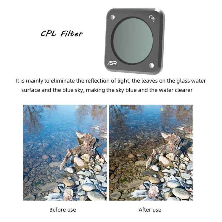 JUNESTAR Action Camera Filters For DJI Action 2,Style:  ND16 - free shipping - PMC TechLife - Order now!