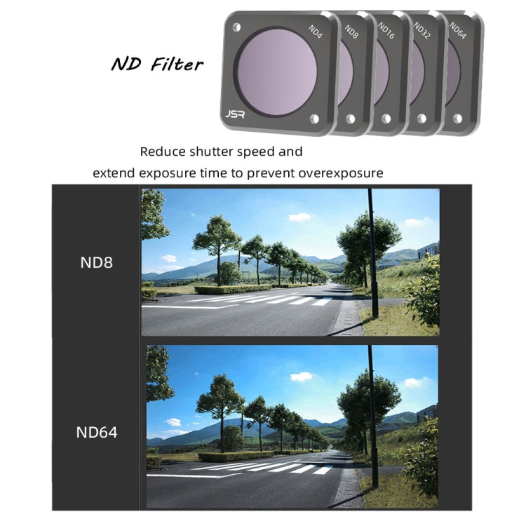 JUNESTAR Action Camera Filters For DJI Action 2,Style:  CS-4in1 (NDPL) - Mavic Lens Filter by JUNESTAR | Online Shopping South Africa | PMC Jewellery | Buy Now Pay Later Mobicred