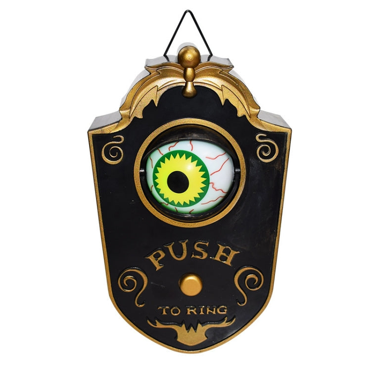 Halloween One-eyed Doorbell Glowing Horror Sound Decoration Pendant Black - Prop Decorations by PMC Jewellery | Online Shopping South Africa | PMC Jewellery