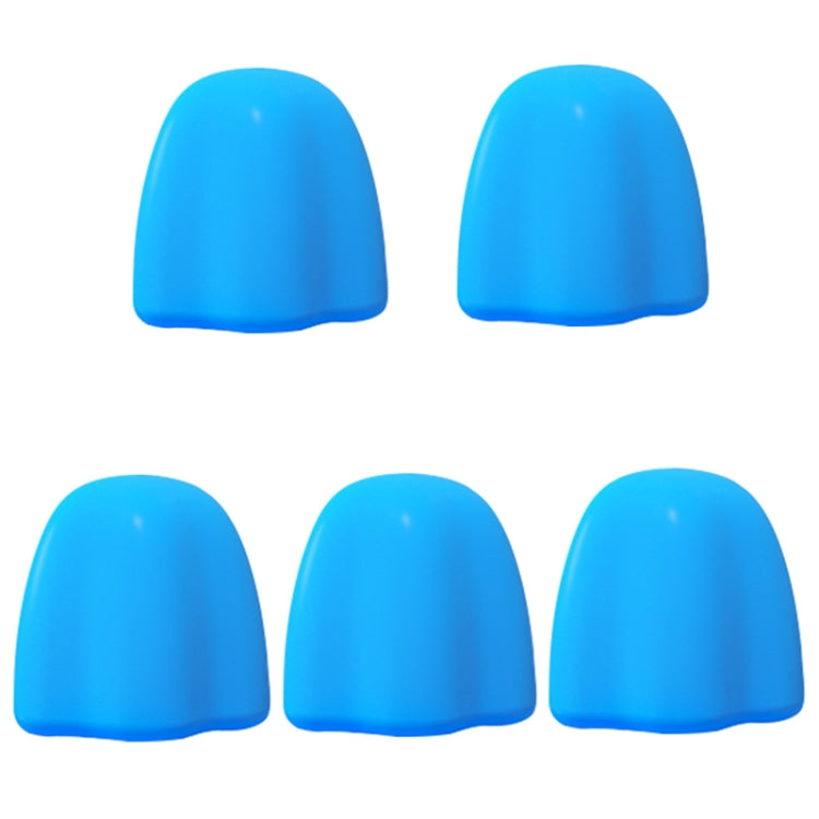 5 PCS Manual Silicone Self-Sealing Toothpaste Cap Aid(Blue) - Toothpaste Squeezing Device by PMC Jewellery | Online Shopping South Africa | PMC Jewellery