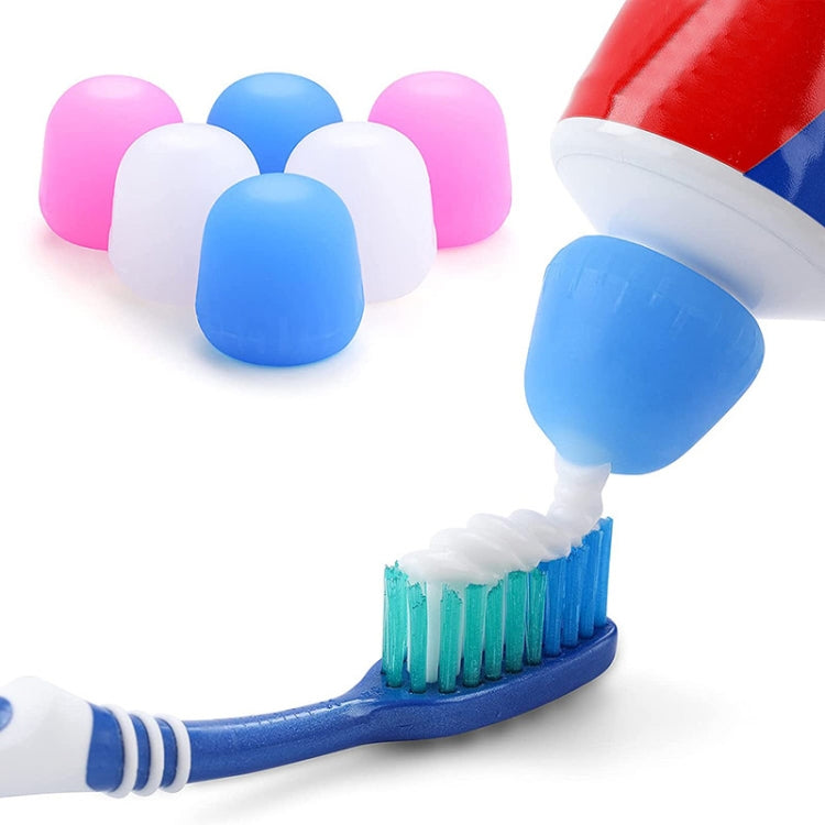 5 PCS Manual Silicone Self-Sealing Toothpaste Cap Aid(Red) - Toothpaste Squeezing Device by PMc TechLife | Online Shopping South Africa | PMc TechLife | Buy Now Pay Later Mobicred