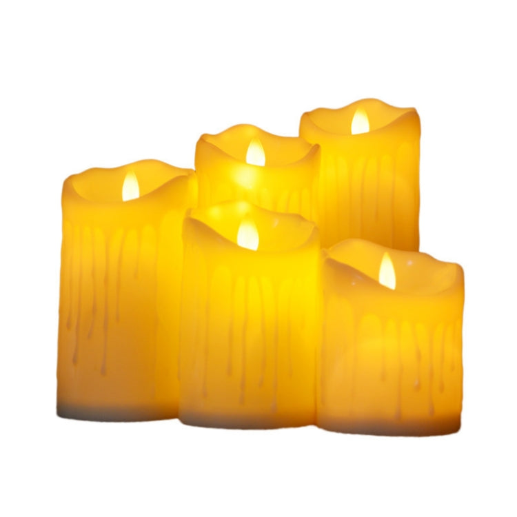 LED Electronic Candle Lights Halloween Christmas Decoration Props, Size: 7.5x15cm(Plastic Tears Candle Lights) - Christmas Decoration Lamps by PMc TechLife | Online Shopping South Africa | PMc TechLife | Buy Now Pay Later Mobicred