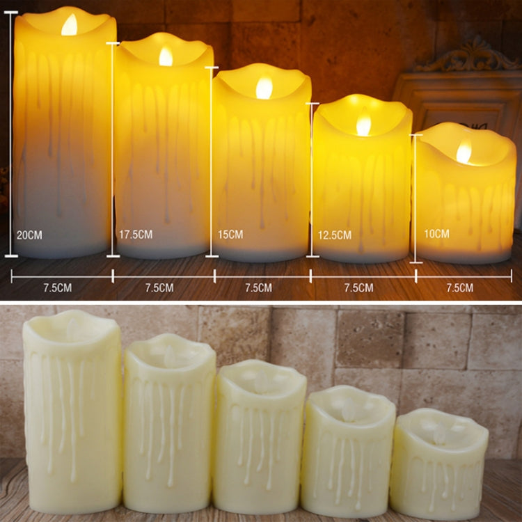 LED Electronic Candle Lights Halloween Christmas Decoration Props, Size: 7.5x15cm(Plastic Tears Candle Lights) - Christmas Decoration Lamps by PMc TechLife | Online Shopping South Africa | PMc TechLife | Buy Now Pay Later Mobicred