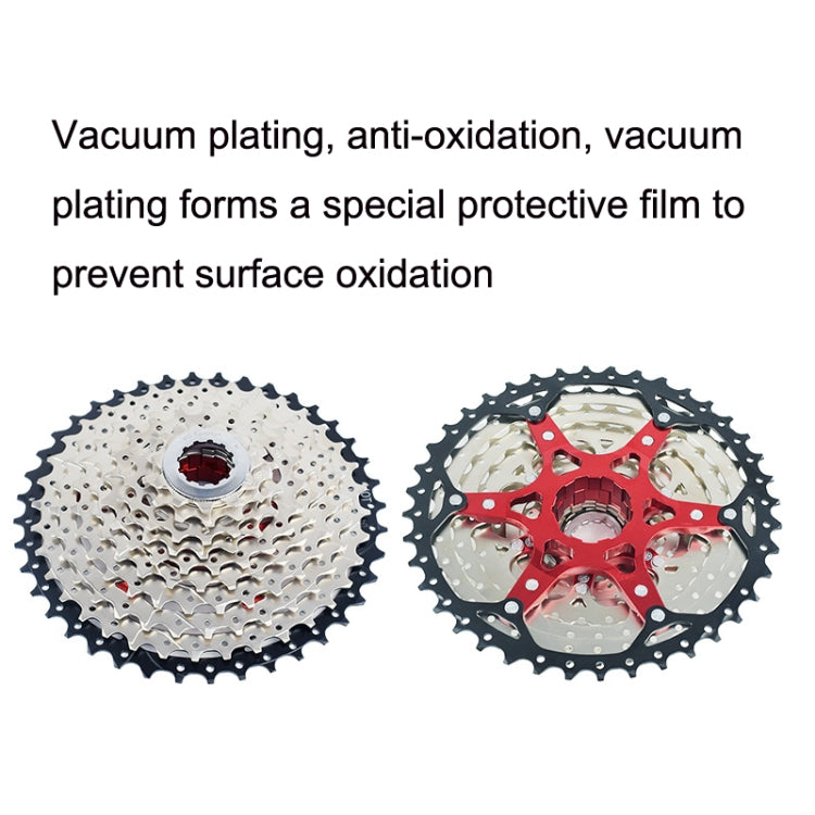 VG Sports Split Mountain Bike Lightweight Cassette Flywheel, Style: 10 Speed 42T (Silver) - free shipping - PMc TechLife - Order now!