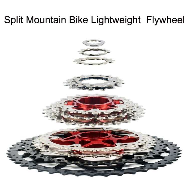 VG Sports Split Mountain Bike Lightweight Cassette Flywheel, Style: 11 Speed 42T (Silver) - free shipping - PMc TechLife - Order now!