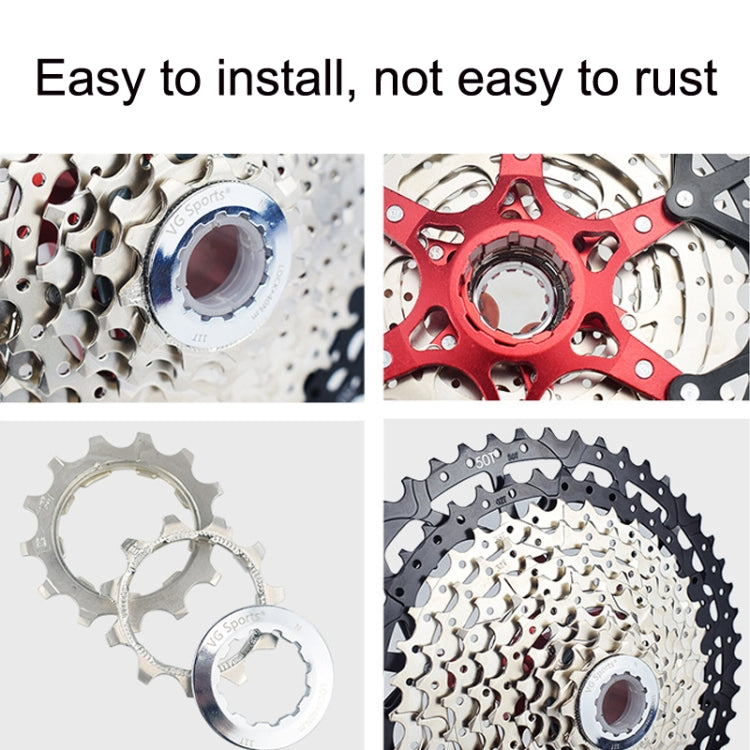 VG Sports Split Mountain Bike Lightweight Cassette Flywheel, Style: 11 Speed 50T (Black) - free shipping - PMc TechLife - Order now!