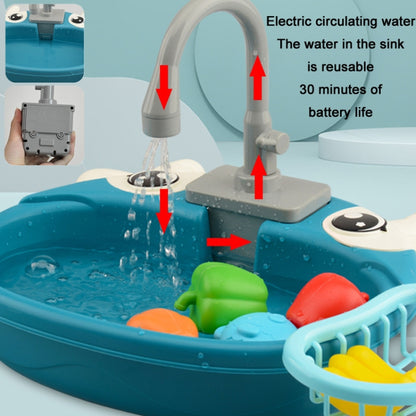 Children Kitchen Toys Electric Circulating Water Dishwasher, Color: Green - Pretend Play Toys by PMC Jewellery | Online Shopping South Africa | PMC Jewellery