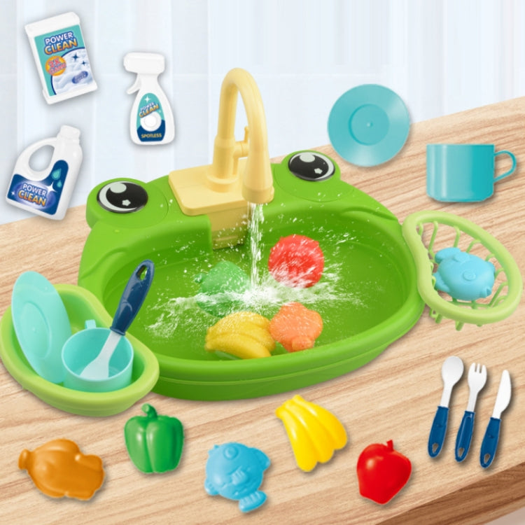 Children Kitchen Toys Electric Circulating Water Dishwasher, Color: Green - Pretend Play Toys by PMC Jewellery | Online Shopping South Africa | PMC Jewellery