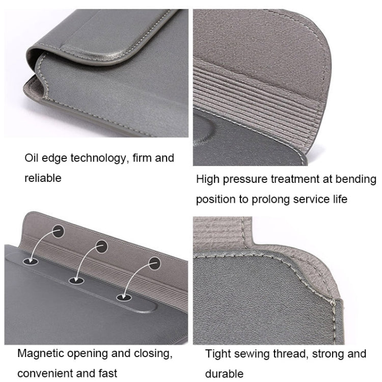 HL0066-005 Multifunctional Stand Laptop Bag, Size: 13.3-14 inches(Gray with Power Bag) - 14.1 inch by PMC Jewellery | Online Shopping South Africa | PMC Jewellery | Buy Now Pay Later Mobicred