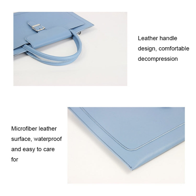 S176 Portable Waterproof Laptop Bag with Power Pack, Size: 13 inches(Light Grey) - 13.3 inch by PMC Jewellery | Online Shopping South Africa | PMC Jewellery | Buy Now Pay Later Mobicred
