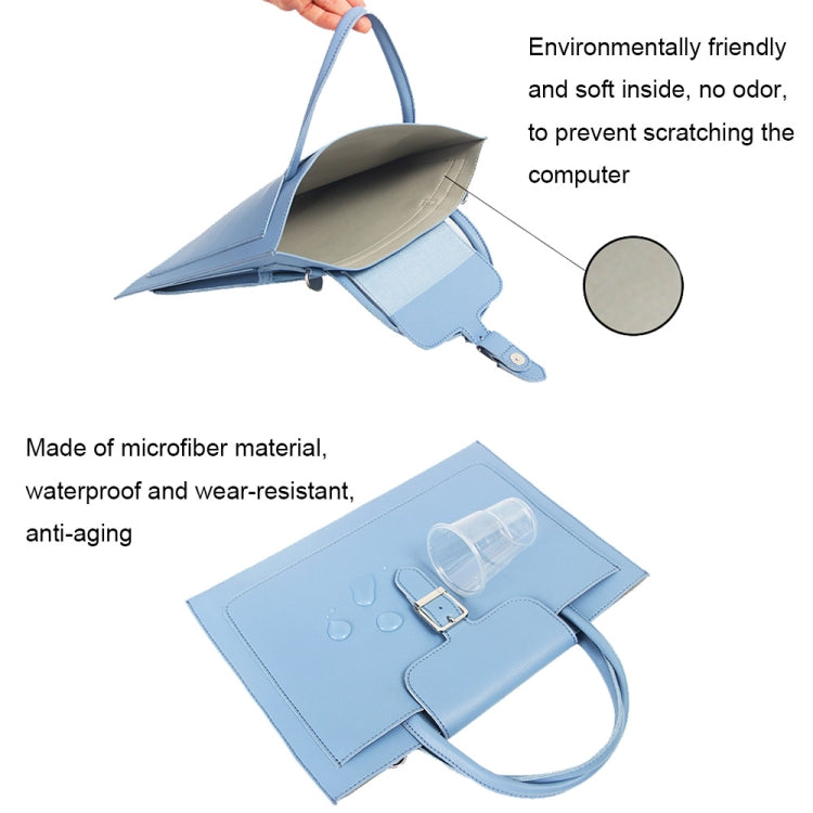S176 Portable Waterproof Laptop Bag with Power Pack, Size: 15 inches(Mint Green) - 15 inch by PMC Jewellery | Online Shopping South Africa | PMC Jewellery | Buy Now Pay Later Mobicred