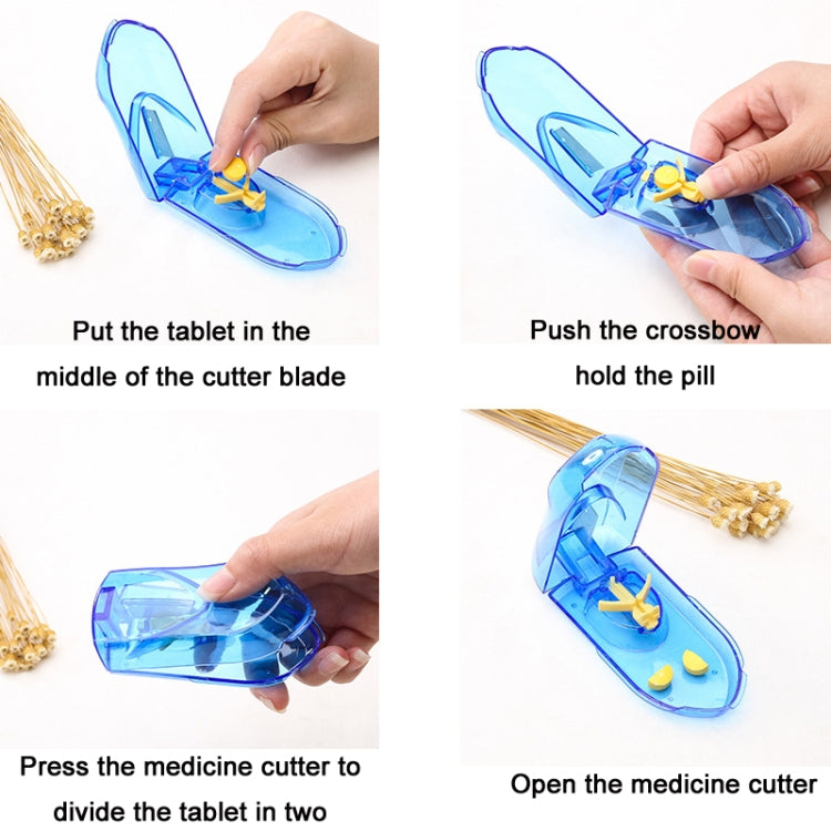 10 PCS Pills Divider Multifunctional Portable Pill Box(Transparent) - free shipping - PMC TechLife - Order now!