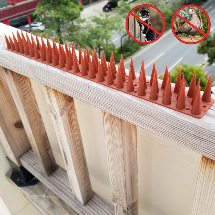 Plastic Bird Repellent Thorns Fence Anti-climb Nails(Brick Red) - Outdoor Insect Repellent by PMC Jewellery | Online Shopping South Africa | PMC Jewellery | Buy Now Pay Later Mobicred