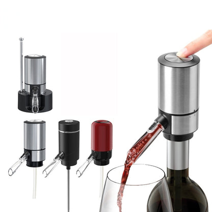 Electric Red Wine Decanter Dispenser,Style:  Black ABS - Bottle Stopper by PMC Jewellery | Online Shopping South Africa | PMC Jewellery