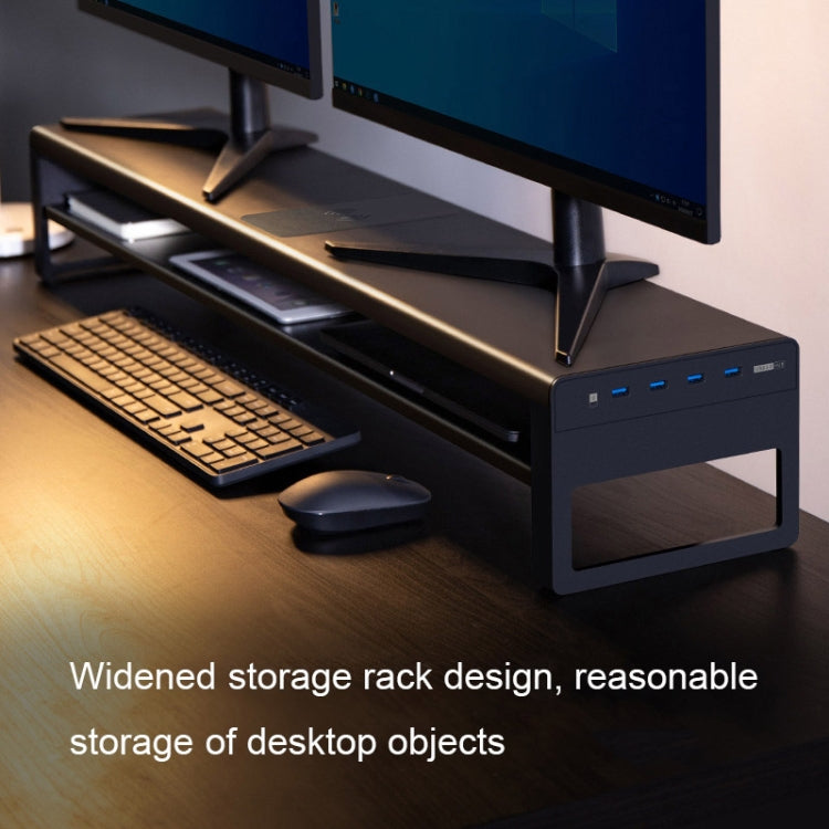 Vaydeer Multifunctional Desktop Widening Monitor Rack, Spec: Single-layer Type (USB 3.0+3xUSB 2.0) - free shipping - PMC Jewellery - Order now!