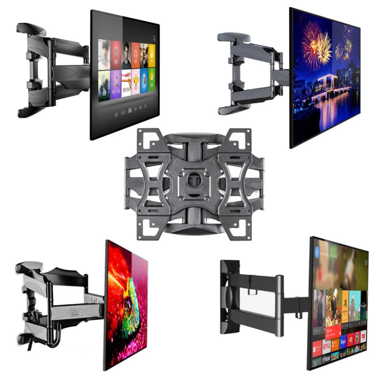 NORTH BAYOU Telescopic Swivel TV Monitor Wall Mount Bracket For 32-70 inch - TV Brackets & Mounts by NORTH BAYOU | Online Shopping South Africa | PMC Jewellery | Buy Now Pay Later Mobicred