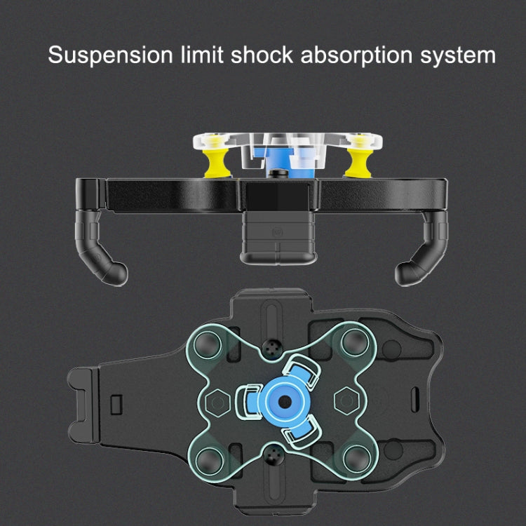 SMNU SM047 Motorcycle Shock Absorption Riding Anti-Shake Bracket(U-type Handle Installation) - Holder by SMNU | Online Shopping South Africa | PMC Jewellery | Buy Now Pay Later Mobicred