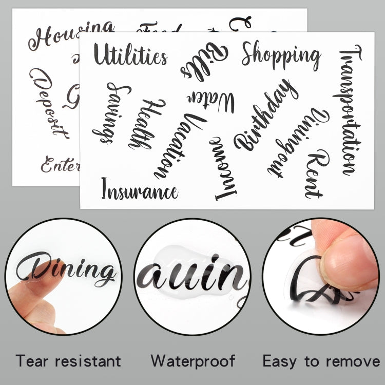 A6 Binder Budget Book Marbled Notebook PU Leather Binder(Blue -Purple) - Notebooks by null | Online Shopping South Africa | PMC TechLife | Buy Now Pay Later Mobicred