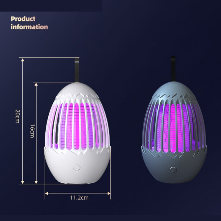 L01 Portable Electric Shock Mosquito Killer Lamp Home Outdoor Photocatalyst Fly Killer(White) - Repellents by PMC TechLife | Online Shopping South Africa | PMC TechLife | Buy Now Pay Later Mobicred