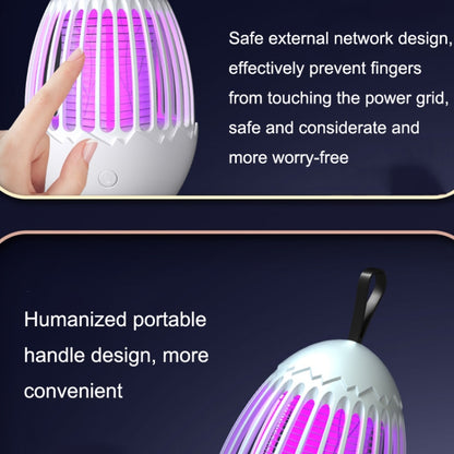 L01 Portable Electric Shock Mosquito Killer Lamp Home Outdoor Photocatalyst Fly Killer(White) - Repellents by PMC Jewellery | Online Shopping South Africa | PMC Jewellery | Buy Now Pay Later Mobicred