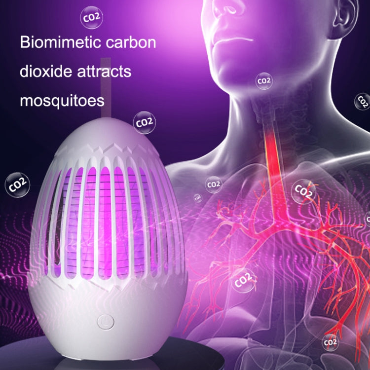 L01 Portable Electric Shock Mosquito Killer Lamp Home Outdoor Photocatalyst Fly Killer(White) - Repellents by PMC TechLife | Online Shopping South Africa | PMC TechLife | Buy Now Pay Later Mobicred