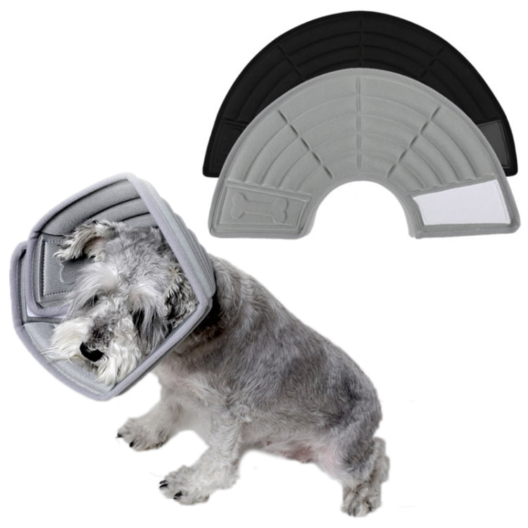 Pet Grooming Anti-Bite Neck Ring, Specification: S(Black) - Collars by PMC TechLife | Online Shopping South Africa | PMC TechLife | Buy Now Pay Later Mobicred