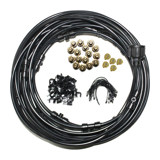 HG-20 Garden Irrigation Outdoor Animal Enclosure Low Pressure Spray Cooling System, Specification: 3+12m 21 Heads (Black) - Watering & Irrigation by PMC Jewellery | Online Shopping South Africa | PMC Jewellery