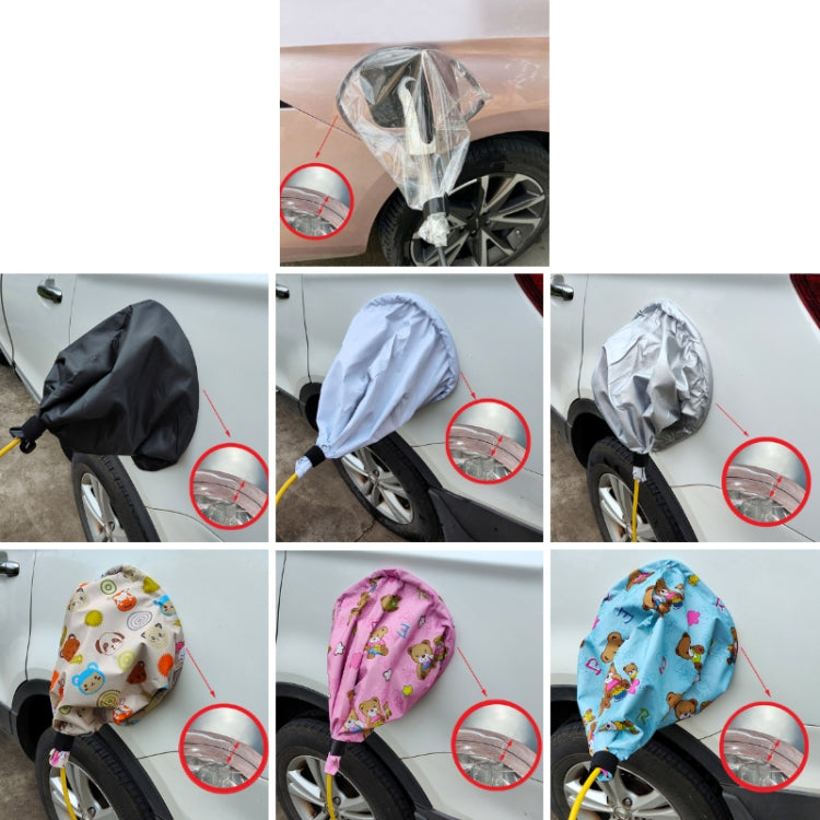 New Energy Vehicle Charging Port Waterproof Protective Cover, Color: Gray White - Waterproof Covers by PMC TechLife | Online Shopping South Africa | PMC TechLife