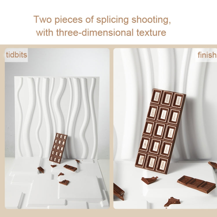 PVC Material Stereo 3D Shooting Background Board Photo Props,50 X 50cm(D094 European -style White) - Other by PMC TechLife | Online Shopping South Africa | PMC TechLife | Buy Now Pay Later Mobicred