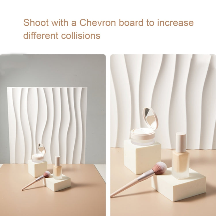 PVC Material Stereo 3D Shooting Background Board Photo Props,50 X 50cm(D133 Cook White) - Other by PMC TechLife | Online Shopping South Africa | PMC TechLife | Buy Now Pay Later Mobicred