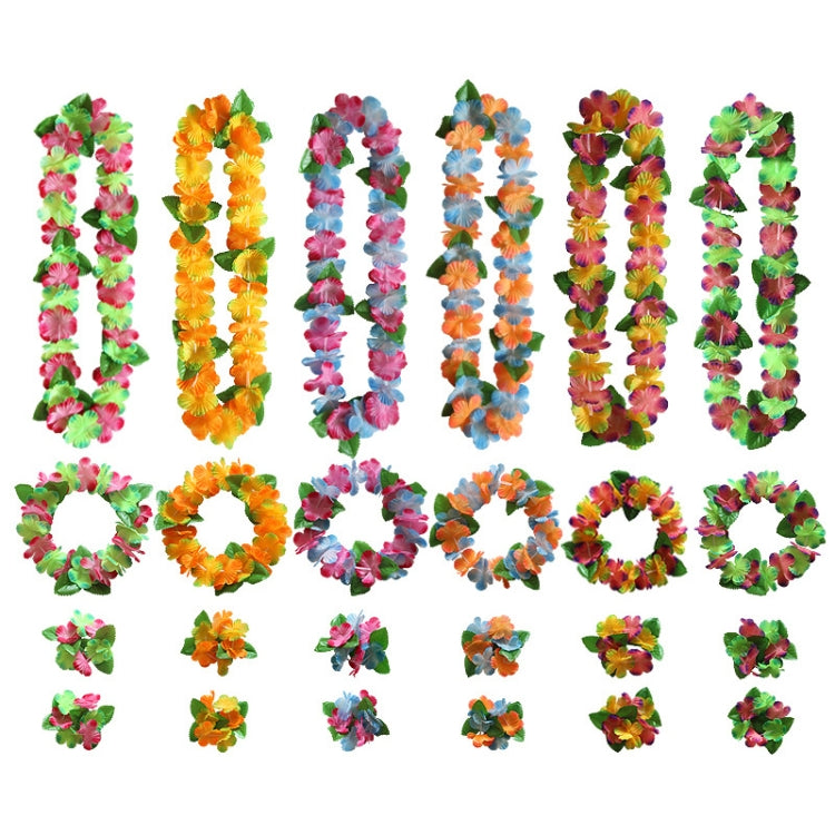 5 PCS CK-053 12-Color Petal Party Decoration Hawaiian Wreath(3) - Holiday Decorations by PMC TechLife | Online Shopping South Africa | PMC TechLife | Buy Now Pay Later Mobicred