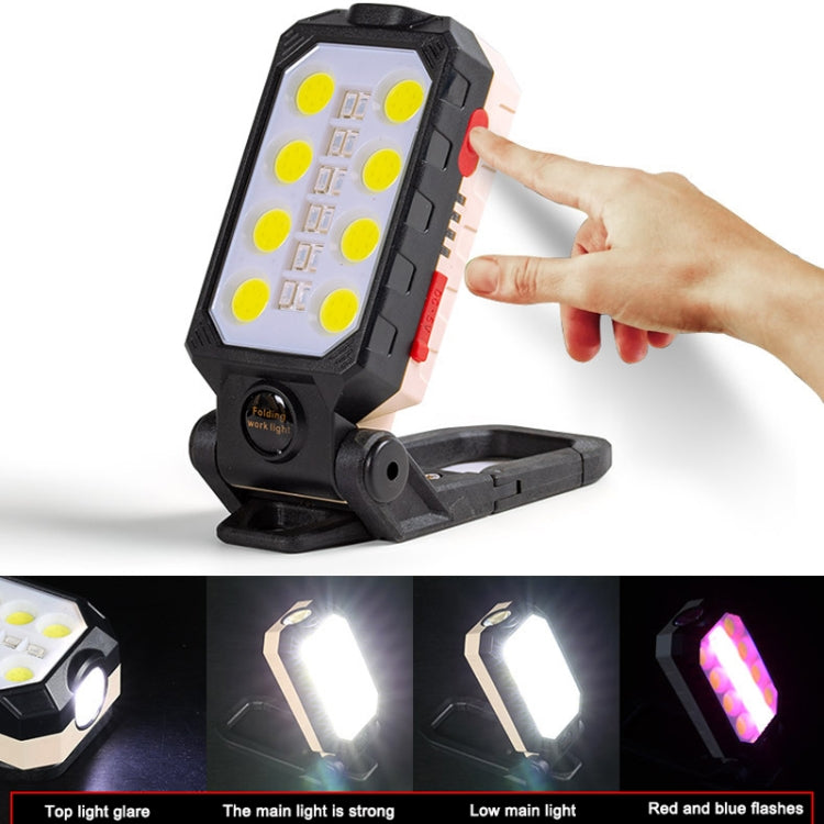 E-SMARTER COB Work Light USB Emergency Flashlight Maintenance Lamp, Style: W599A 10 Hole - Camping Lighting by E-SMARTER | Online Shopping South Africa | PMc TechLife | Buy Now Pay Later Mobicred