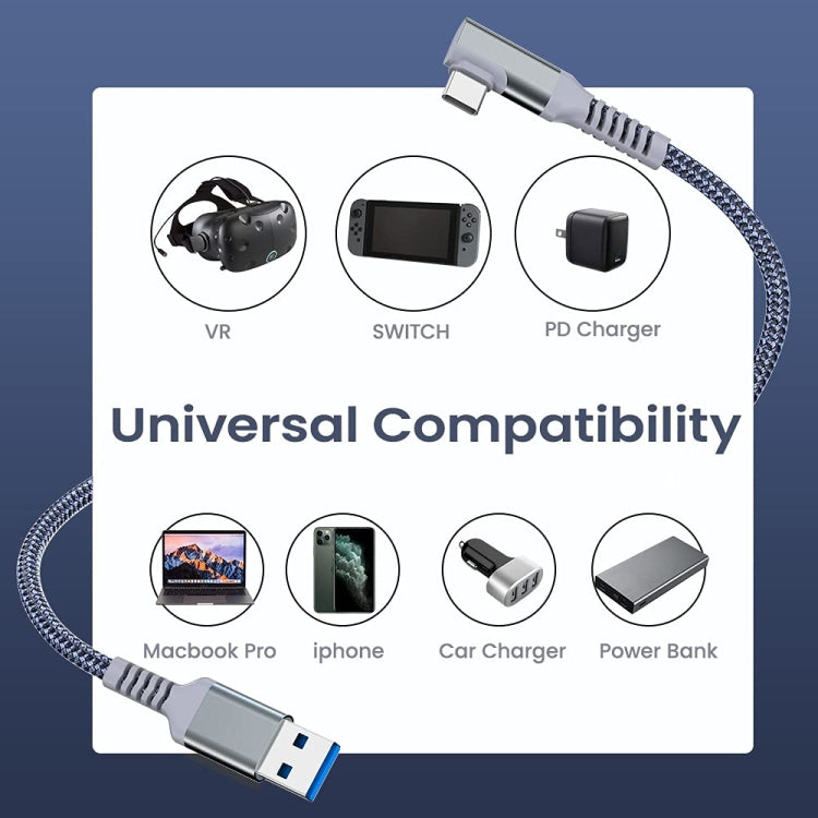 USB3.2 Gen1 VR Link Streamline For Oculus Quest 2, Model: A-C  Aluminum Shell 6M Braided Wire - VR Accessories by PMC Jewellery | Online Shopping South Africa | PMC Jewellery | Buy Now Pay Later Mobicred