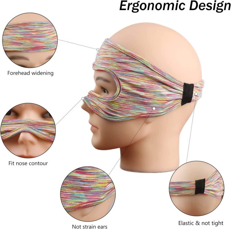 VR Glasses Head-mounted Breathable Sweat-proof Eye Mask(Black Gray) - VR Accessories by PMC TechLife | Online Shopping South Africa | PMC TechLife | Buy Now Pay Later Mobicred