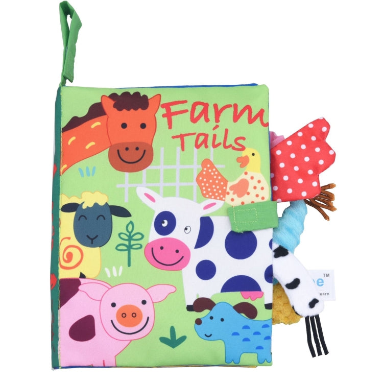 Tail Cloth Book Baby Enlightenment 3D Early Education Cloth Book(Farm) - Early Education Toys by PMC Jewellery | Online Shopping South Africa | PMC Jewellery