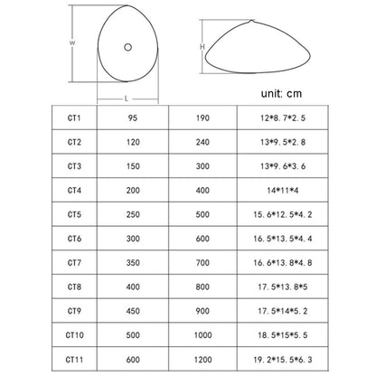 Postoperative Rehabilitation Drop-Shaped Silicone Fake Breast, Size: CT7 350g(Skin Color) - Fake Breasts by PMC Jewellery | Online Shopping South Africa | PMC Jewellery