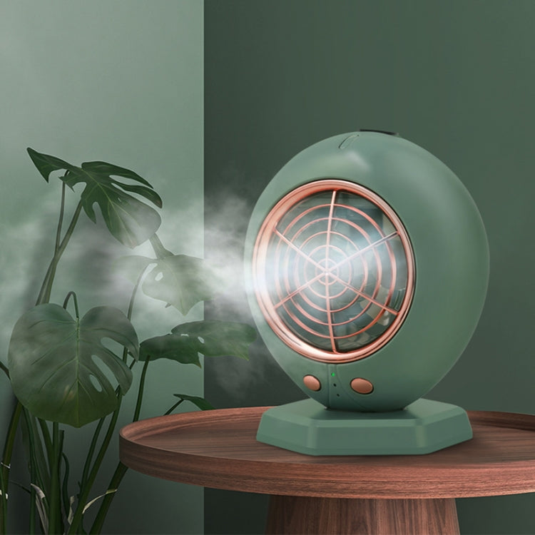 Home Office Portable Desktop Spray Fan Air Cooler, Spec: Battery Model(Green) - Electric Fans by PMC Jewellery | Online Shopping South Africa | PMC Jewellery | Buy Now Pay Later Mobicred