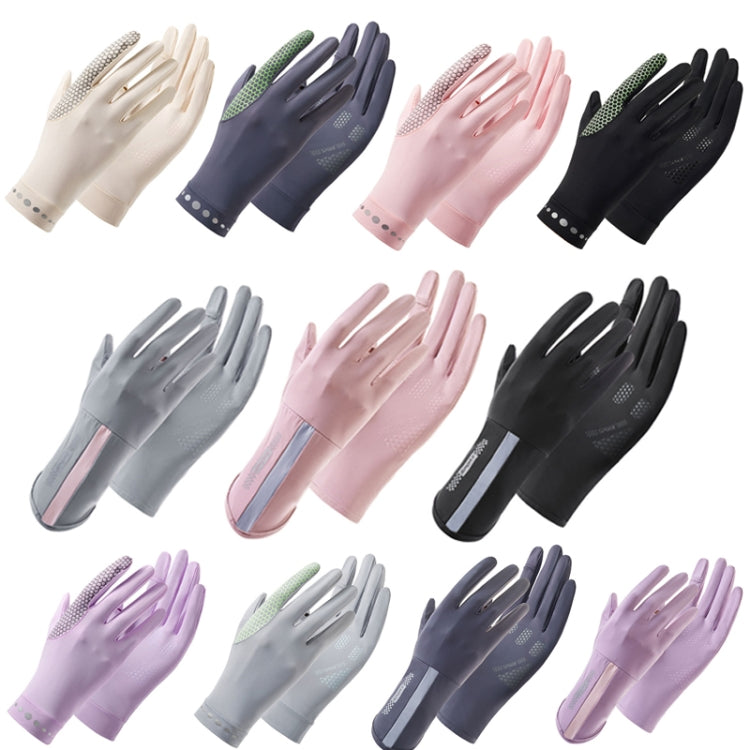 1 Pair XC-14 Riding Driving Sunscreen Anti-UV Fingerless Ice Silk Gloves, Style: Honeycomb (Dark Gray) - Safety Gloves by PMC TechLife | Online Shopping South Africa | PMC TechLife | Buy Now Pay Later Mobicred