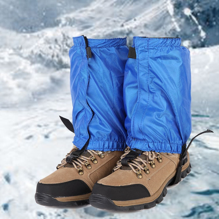04 Outdoor Short Mountaineering Anti-Snow Leg Covers(Blue) - Mountaineering Outfit by PMC TechLife | Online Shopping South Africa | PMC TechLife | Buy Now Pay Later Mobicred