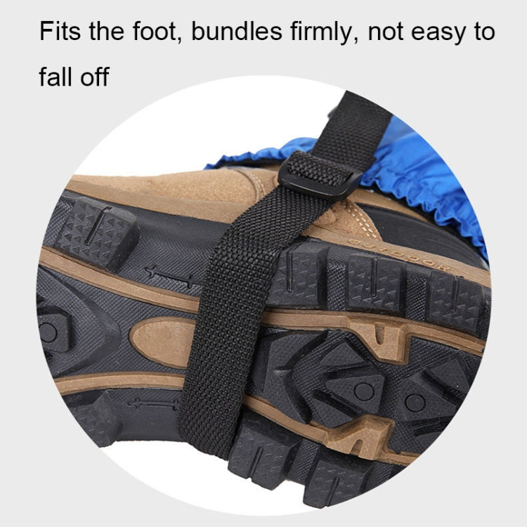 04 Outdoor Short Mountaineering Anti-Snow Leg Covers(Black) - Mountaineering Outfit by PMC TechLife | Online Shopping South Africa | PMC TechLife | Buy Now Pay Later Mobicred