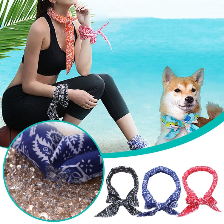 3 PCS Summer Cooling Bandana Neck Wraps Scarf For Women Men Kids Pet, Color: Green Leaves - Sports Towels by PMC TechLife | Online Shopping South Africa | PMC TechLife