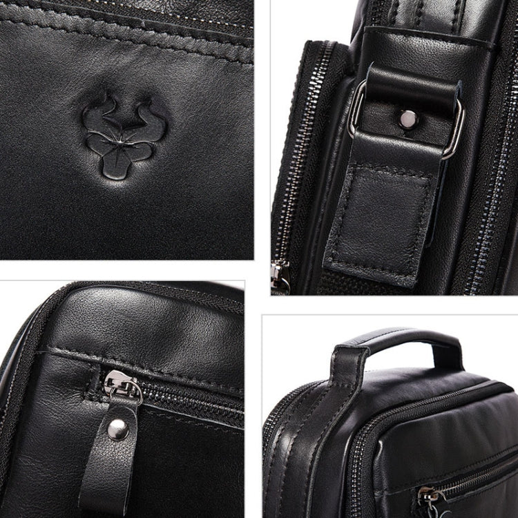 HUMERPAUL MH573 Men Shoulder Bag Leather Messengers Bag(Brown) - free shipping - PMC TechLife - Order now!