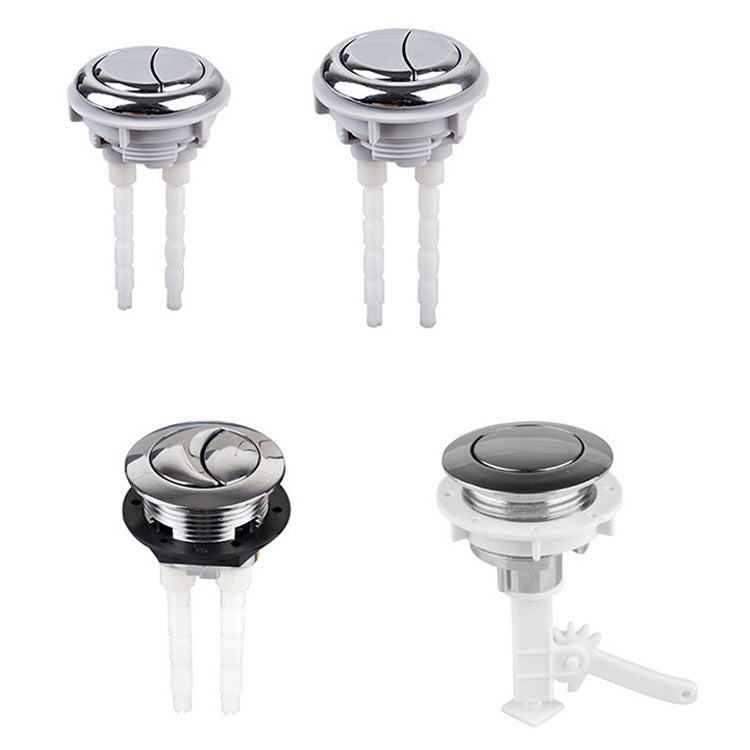Toilet Tank Stainless Steel Spring Single and Double Buttons, Spec: 2 Buttons 38mm - Toilet Accessories by PMC Jewellery | Online Shopping South Africa | PMC Jewellery