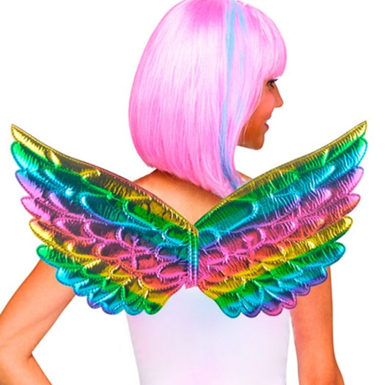 3 PCS Children Prom Dress Up Wings Elf Colorful Wings Party Costume Props(Light Rainbow) - Holiday Decorations by PMC TechLife | Online Shopping South Africa | PMC TechLife