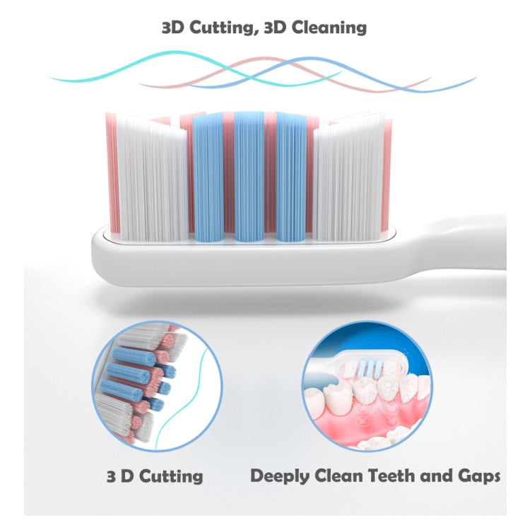 Toothbrush Head For Philips HX3/HX6/HX9 Series(Black Gum Care) - Replacement Brush Heads by PMC TechLife | Online Shopping South Africa | PMC TechLife | Buy Now Pay Later Mobicred