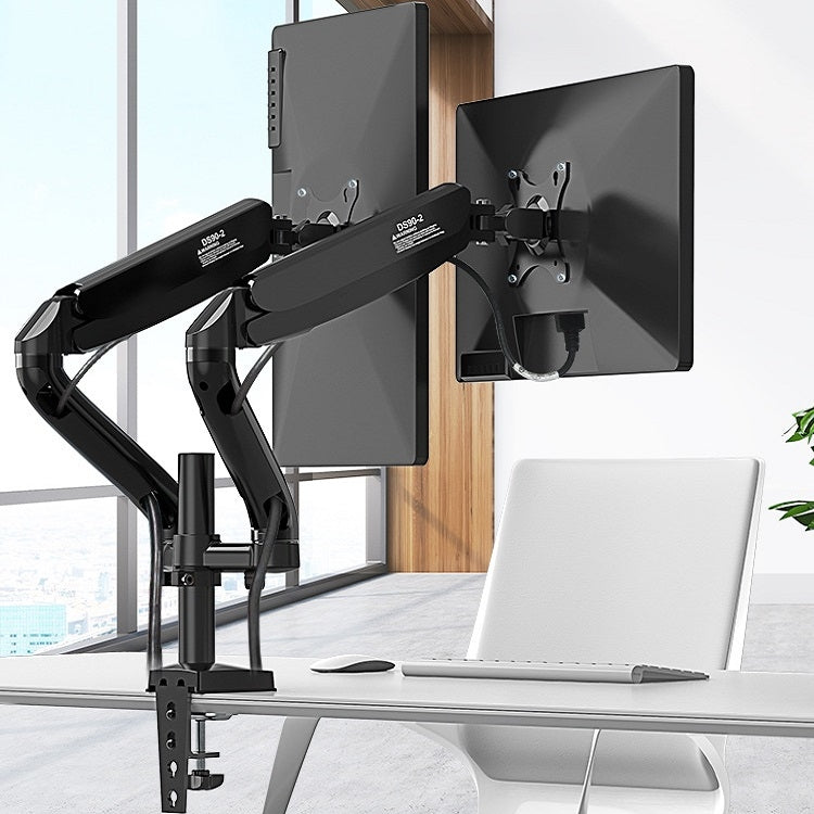 KALOC Computer Monitor Desktop Double Screen Air Pressure Lifting Bracket - free shipping - PMC Jewellery - Order now!